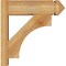 Ekena Millwork Westlake Rough Sawn Arts and Crafts Outlooker, Western Red Cedar, 6"W x 18"D x 18"H OUT06X18X18WTL03RWR - alternate 3